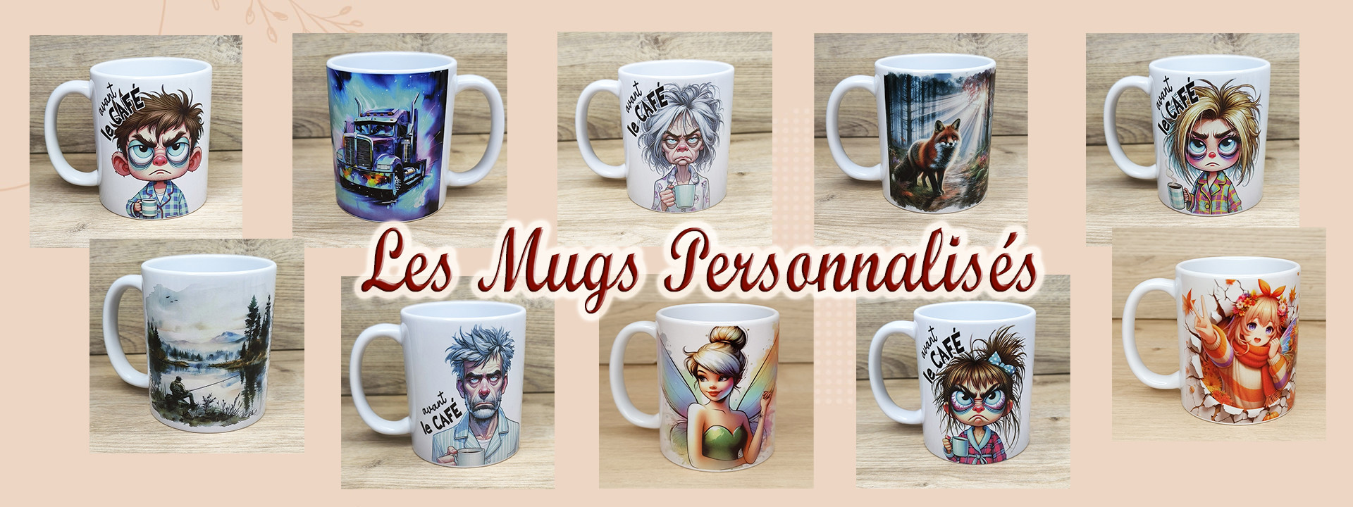 les mugs personnalisés 
